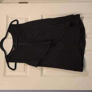 Layfette 148 Silk Black Sleeveless Top small